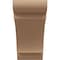 Ekena Millwork 3-inch W x 6-inch D x 6-inch H Olympic Rough Cedar Woodgrain TimberThane Knee Brace, Primed BRCUR03X06X06OLYRCPR - alternate 4
